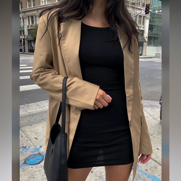 LIONESS WELCOME TO THE JUNGLE BLAZER BEIGE - Picture 7 of 8